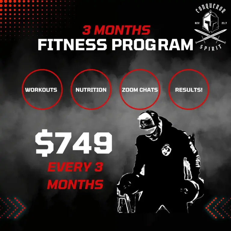 Conquer Transformation Experience Fitness Program 3 Month Membership