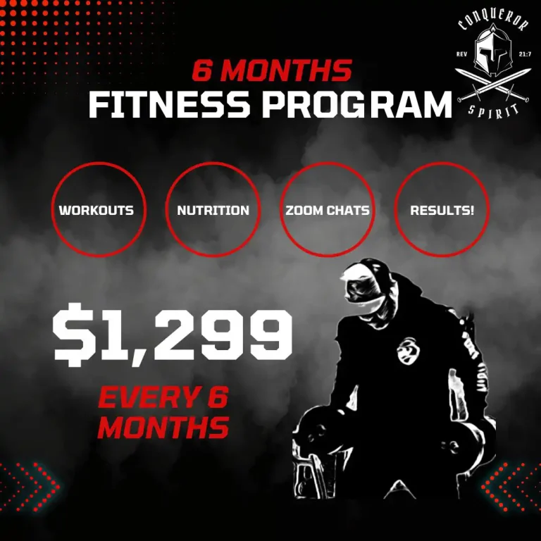 Conquer Transformation Experience Fitness Program 6 Months Membership