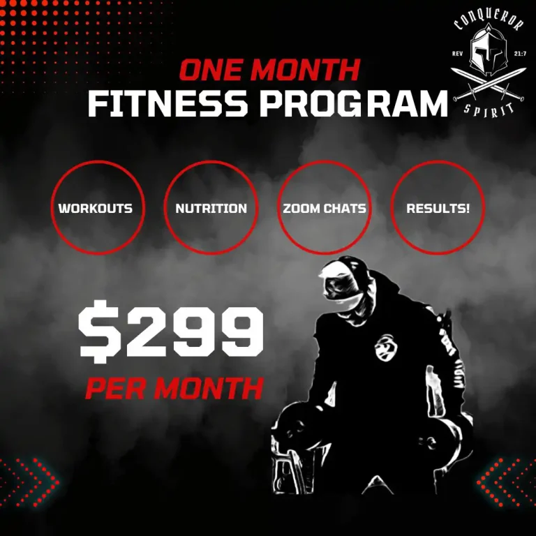 Conquer Transformation Experience Fitness Program Monthly Membership