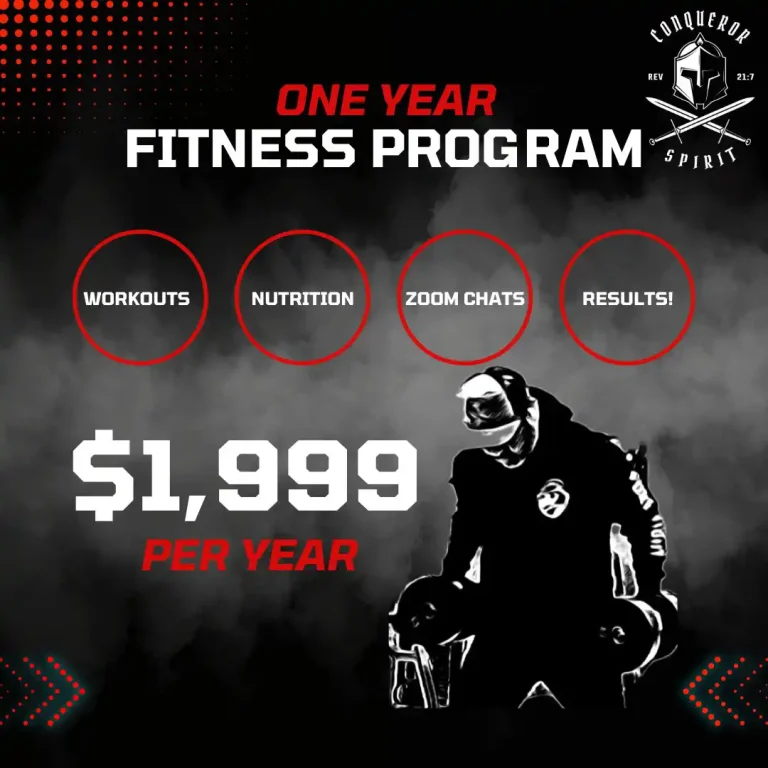 Conquer Transformation Experience Fitness Program Yearly Membership